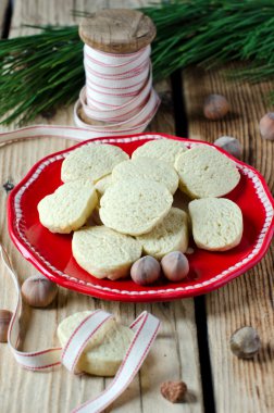 Cevizli kurabiye plaka