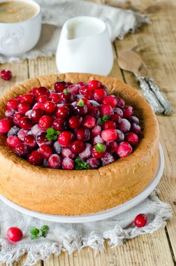 cranberries ile sünger kek