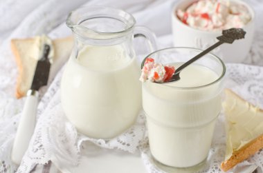 süt ve peynir, Kahvaltı.