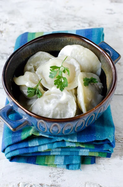 Dumplings met vlees — Stockfoto