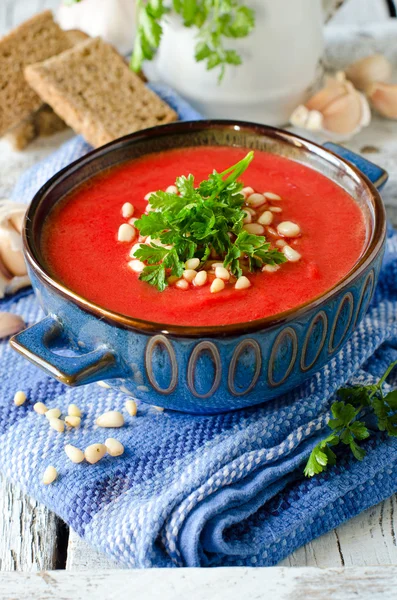 Vegetable cream soup — Stock Photo, Image