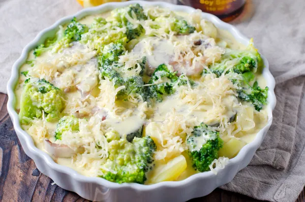 brokoli ve balık güveç