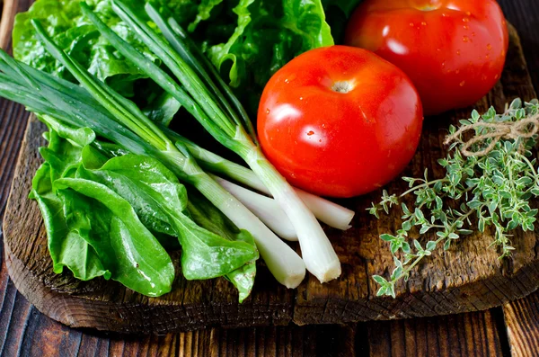 Sayuran segar dan herbal — Stok Foto