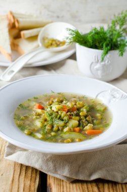 mAŞ fasulyesi ve kabak çorbası