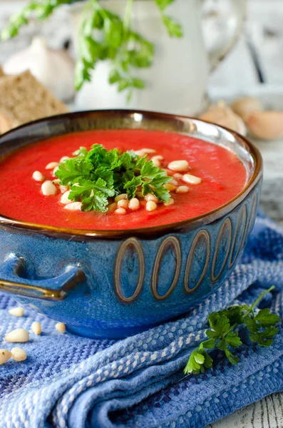 Vegetable cream soup — Stock Photo, Image
