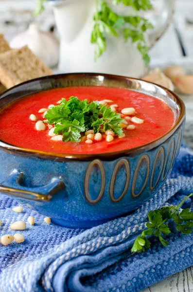 Vegetable cream soup — Stock Photo, Image