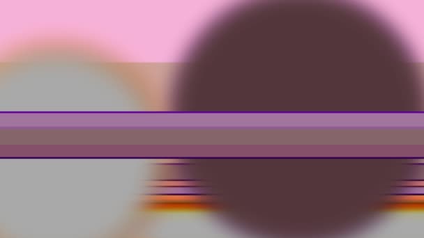 Cercles et lignes en mouvement, violet 