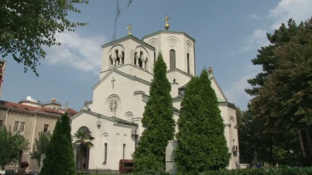 Chiesa di San Sava, Belgrado — Video Stock