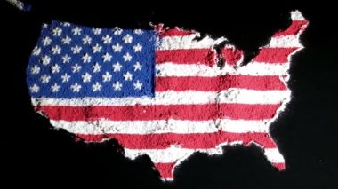 Amerika Birleşik Devletleri od Amerika, harita