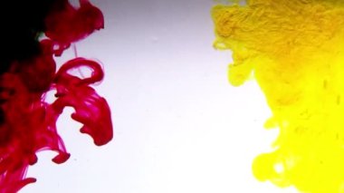 renkler - mürekkep, kırmızı, sarı ve yeşil