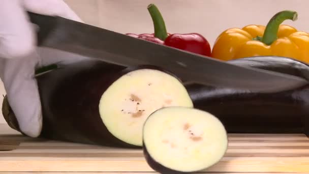 Cortar Verduras, 3 clips — Vídeos de Stock