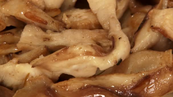 Comida, cogumelos Shiitake — Vídeo de Stock