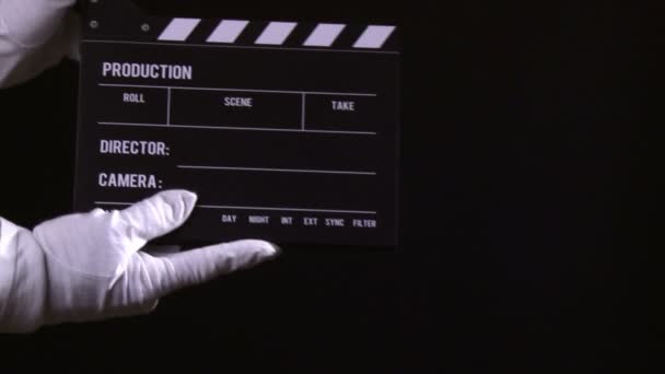 Clapper board — Vídeo de Stock