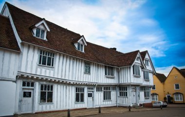 lavenham, İngiltere, suffolk, İngiltere'de, kereste yazlık