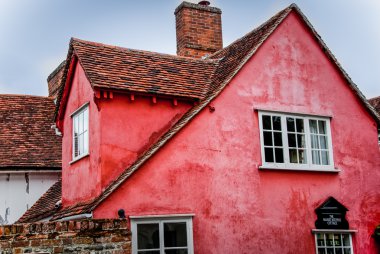 lavenham, İngiltere, suffolk, İngiltere'de, kereste yazlık
