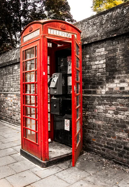 Engelse telefooncel — Stockfoto