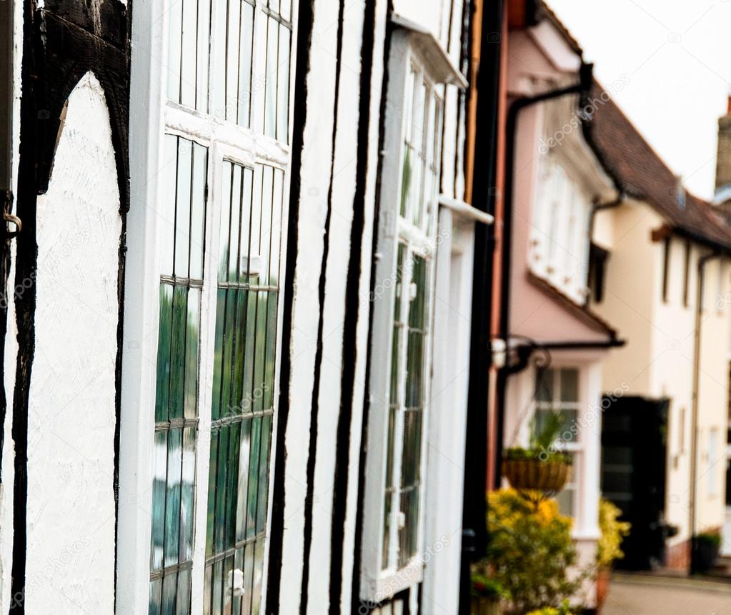 Timber cottage of Lavenham, England, Suffolk, UK