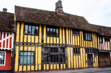 lavenham, köy suffolk, İngiltere, İngiltere'de bir yazlık