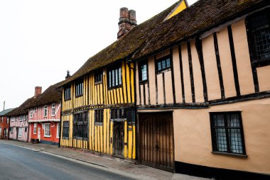 lavenham, köy suffolk, İngiltere, İngiltere'de bir yazlık