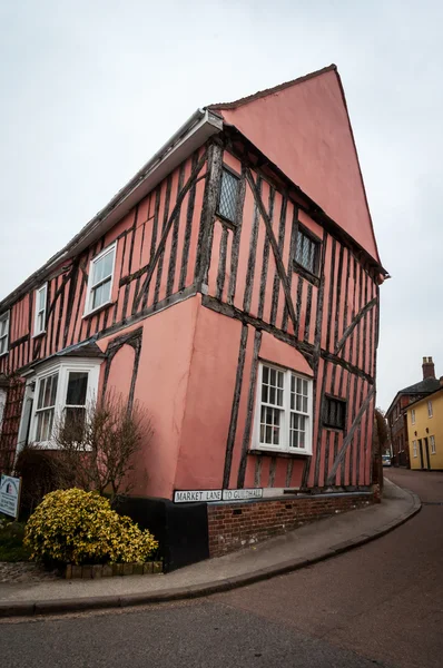 Casa incorniciata in legno, Lavenham, Suffolk, Inghilterra — Foto Stock