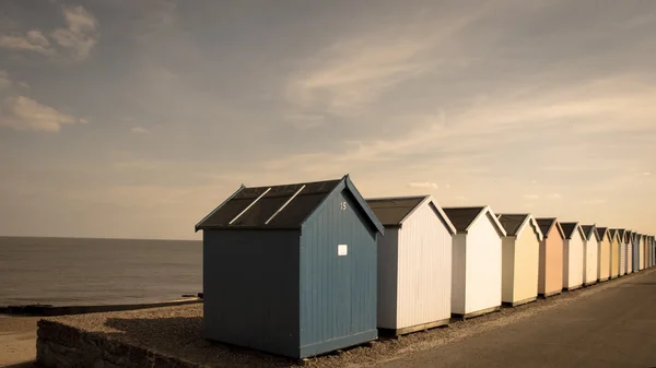 Felixstowe suffolk, stranden, england Storbritannien — Stockfoto