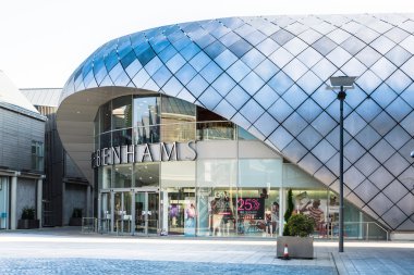 bury St edmunds yeni debenhams depolamak, uk, İngiltere,