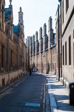 dar sokak cambride, İngiltere, İngiltere'de binalar arasında