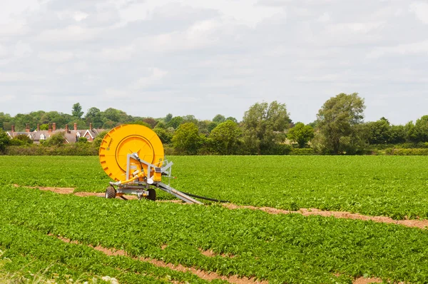 Sistema de irrigação, Suffolk, Inglaterra, Reino Unido — Fotografia de Stock