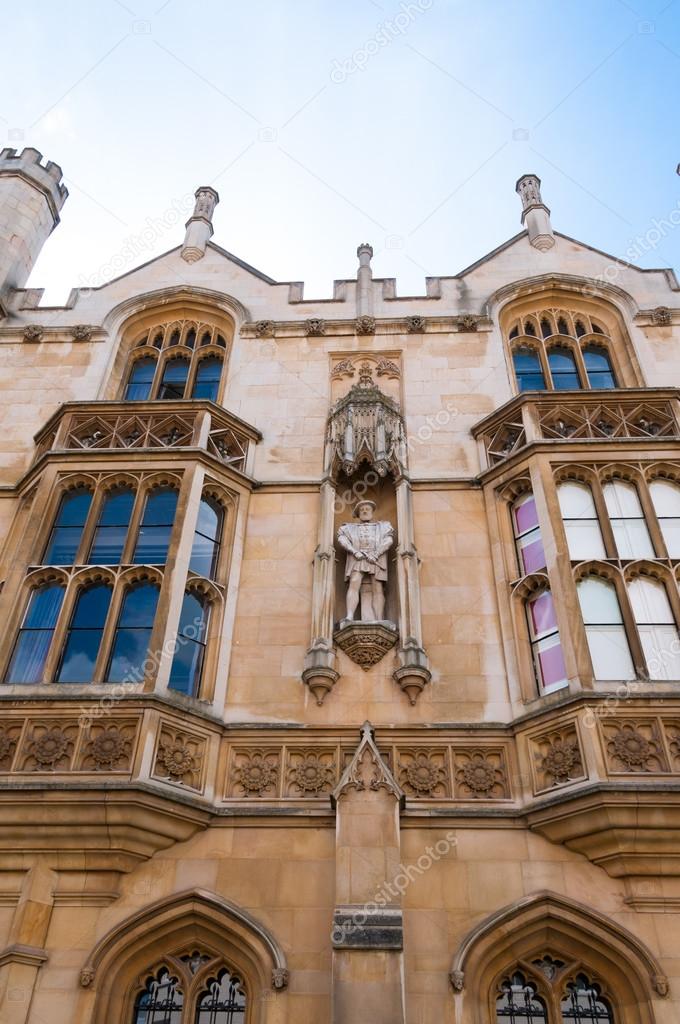 King Henry VIII statue, King's College, Cambridge