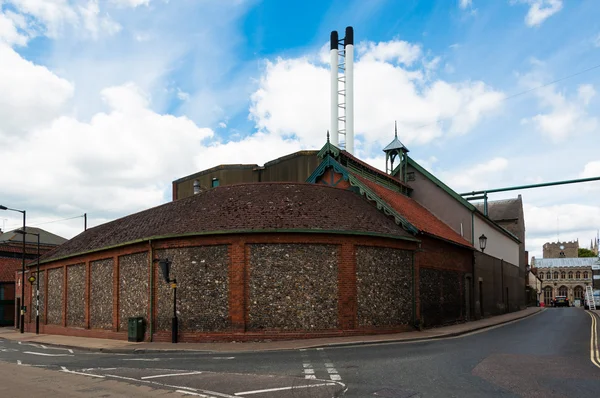 Corner of crown street Bury St Edmunds, UK — Stock Photo, Image