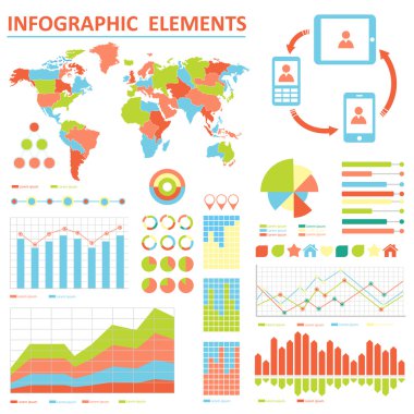infographics elemetns koleksiyonu