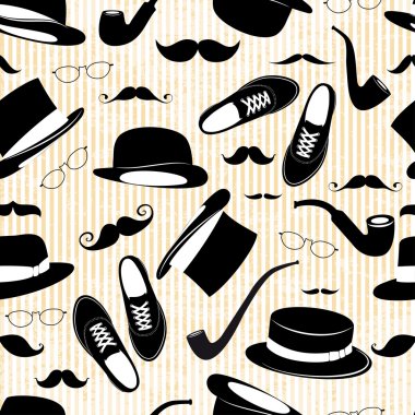 hipster sorunsuz geçmiş öğeleri ile