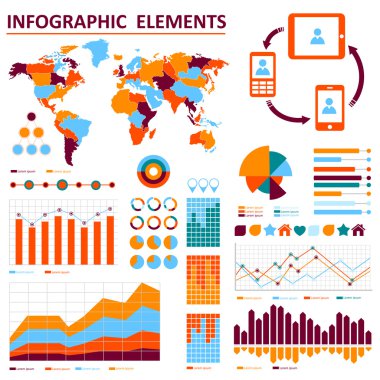 Infographic vektör. EPS 10