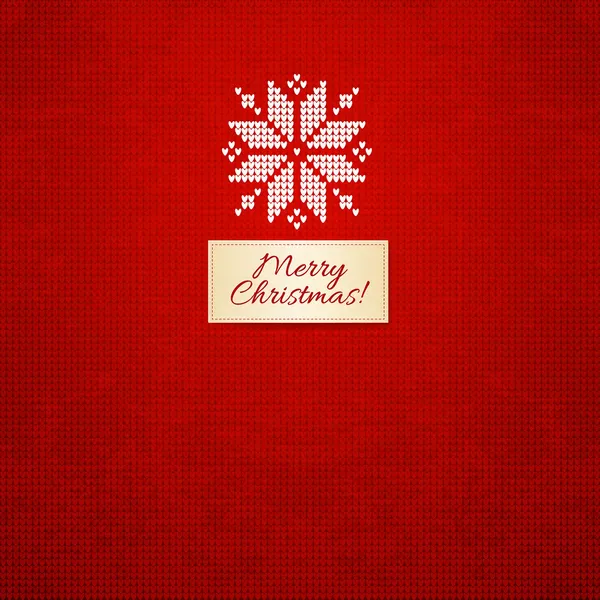 Merry christmas İskandinav tarzı örgü kartı