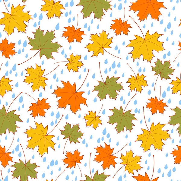 Vector Herbst nahtloser Hintergrund — Stockvektor