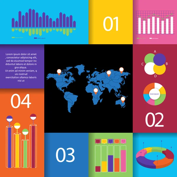 Modèle de design moderne — Image vectorielle