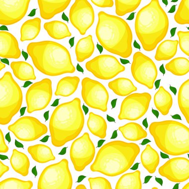 limon, vektör çizim ile Dikişsiz desen.