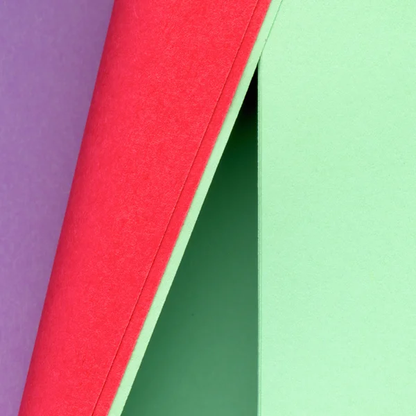 Farbiges Papier in einer Rolle — Stockfoto