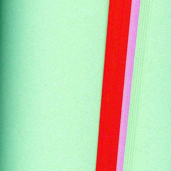 Краї кольорового паперу рулонах — стокове фото