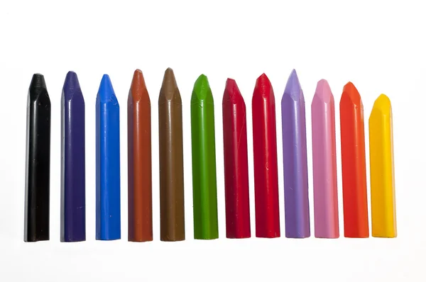 Μολύβια χρωματισμένο κερί — Φωτογραφία Αρχείου