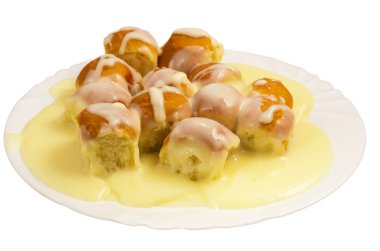 vanilyalı krema ile tart
