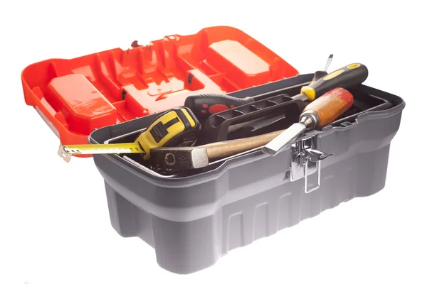 Orange toolbox — Stock Photo, Image