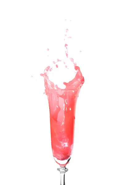 Cocktail rosso splash — Foto Stock