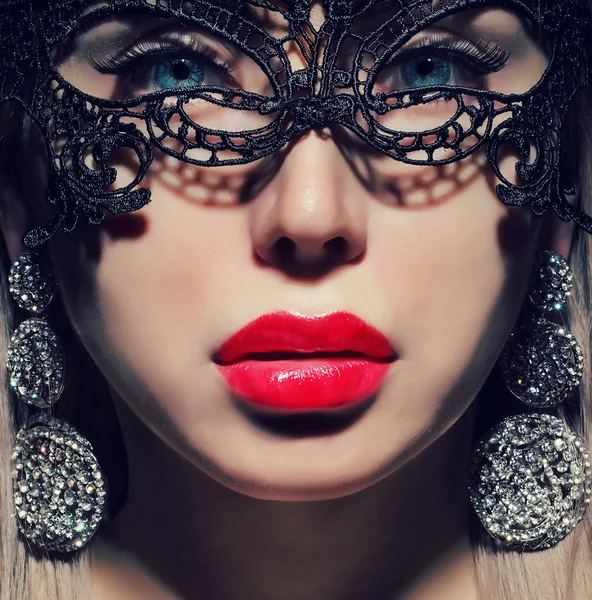 Woman in mask — Stock Photo, Image