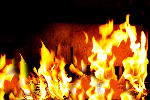 Bright fire — Stock Photo, Image