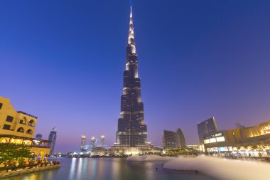 Dubai, Birleşik Arap Emirlikleri - 20 Ekim: burj khalifa, dünyanın en yüksek Kulesi, downtown burj dubai 29 Eylül 2011 Dubai, Birleşik Arap Emirlikleri