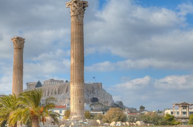 Parthenon Tapınağı Akropol Atina Yunanistan