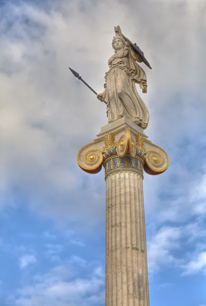 Estatua de Atenea, Academia de Atenas, Grecia — Foto de Stock