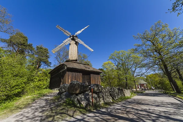 Windmill, Skansen, St ockholm, Sweden — стоковое фото