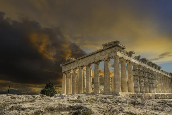 파르테논 신전, 아테네, 그리스 — 스톡 사진